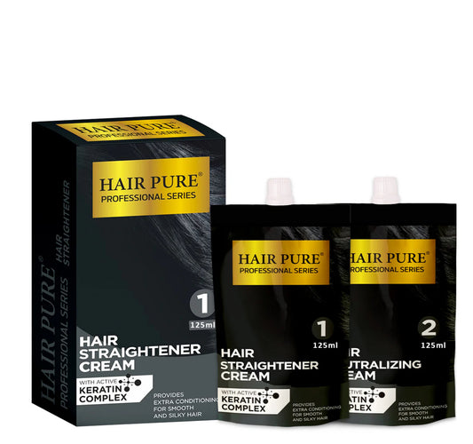 HAIR PURE HAIR STRAIGHTENER CREAM 125*2ML