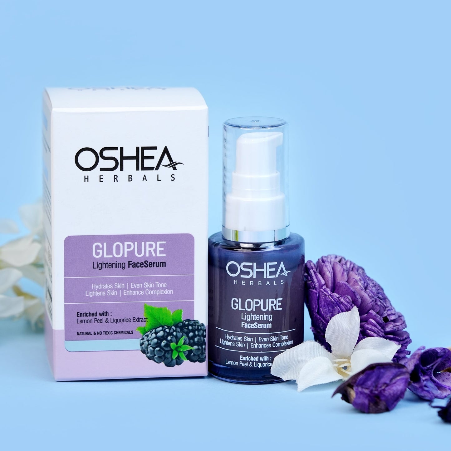 OSHEA GLOPURE LIGHTENING FACE SERUM 30ML
