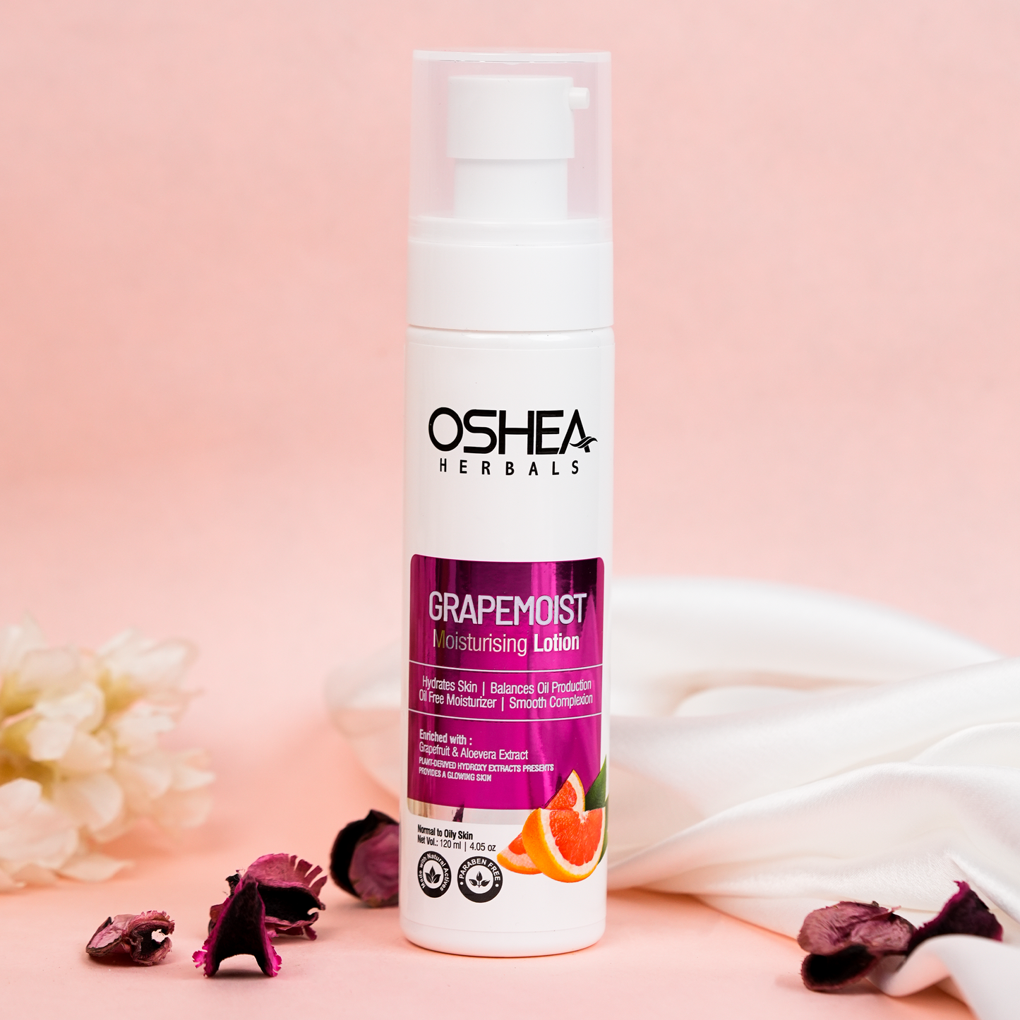 OSHEA GRAPEMOST MOISTURISING LOTION 120ML