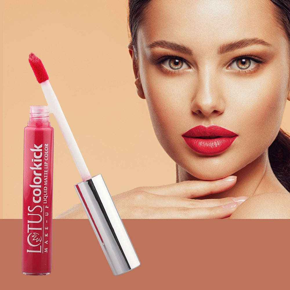 LOTUS MAKEUP COLORKICK LIQUID MATTE LIP COLOR CLM05 HOT PINK