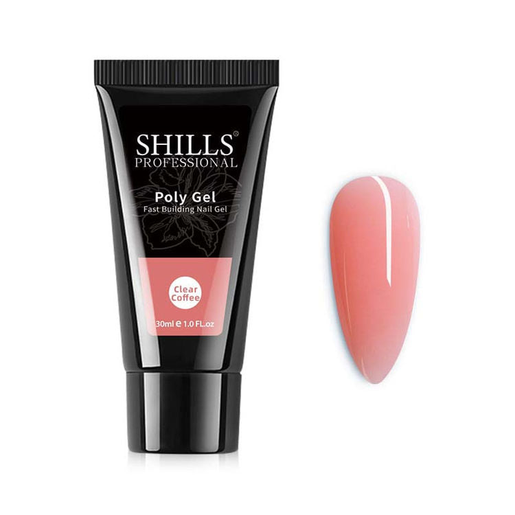 SHILLS POLY GEL CLEAR COFFE 30ML