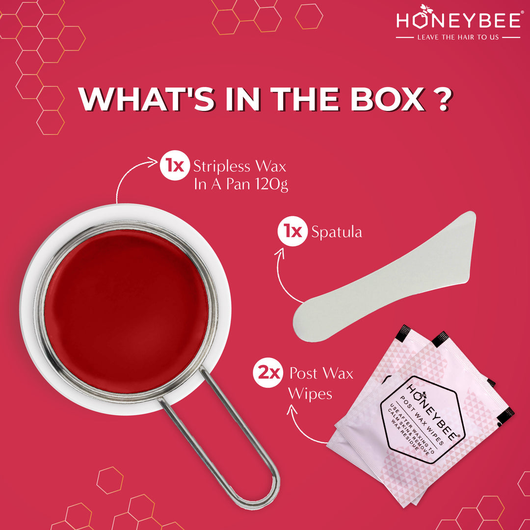 HONEYBEE WAX STRIPLESS PAN 120 GM