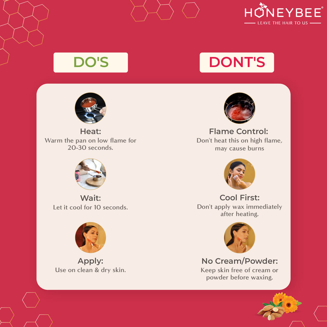 HONEYBEE WAX STRIPLESS PAN 120 GM