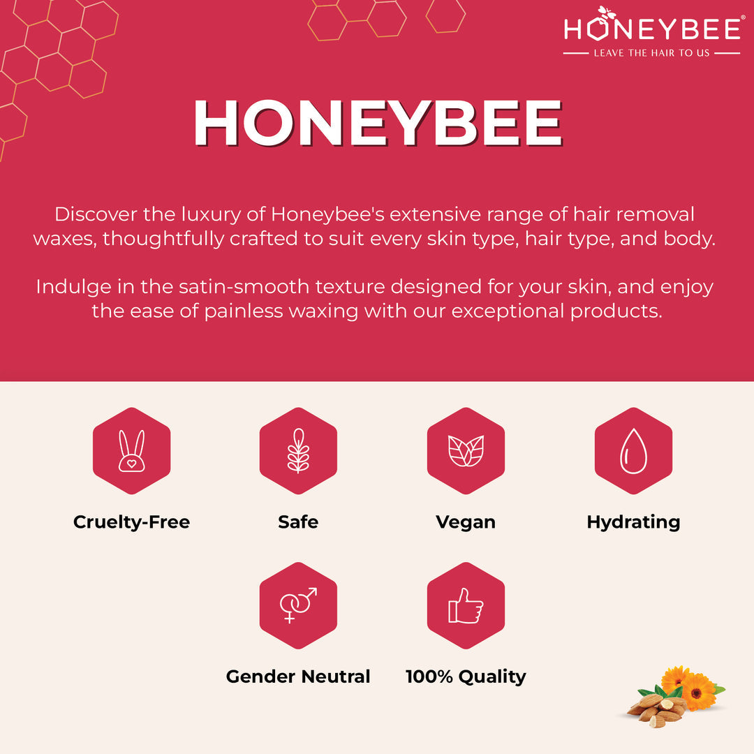HONEYBEE WAX STRIPLESS PAN 120 GM