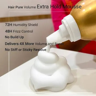 HAIR PURE MOUSSE EXTRA HOLD 300ML