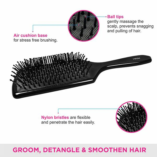 VEGA MINI PADDLE HAIR BRUSH 8586M 1 N