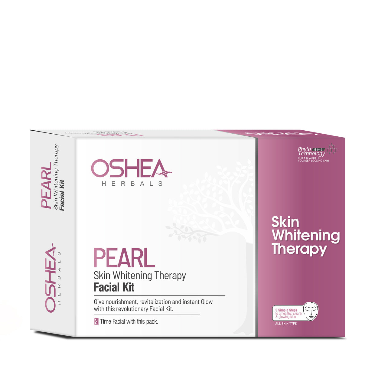 OSHEA PEARL SKIN WHITENING THERAPY FACIAL KIT 209G