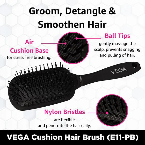 VEGA PADDLE HAIR BRUSH E11 PB