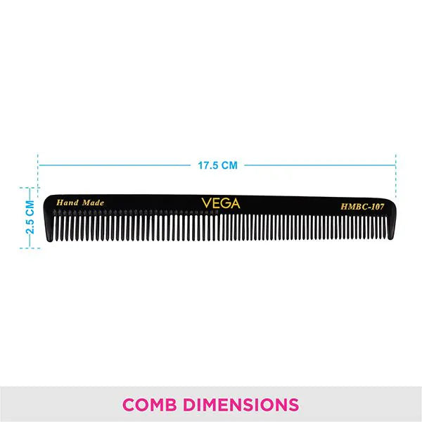 VEGA HANDMADE BLACK HAIR COMB HMBC 107