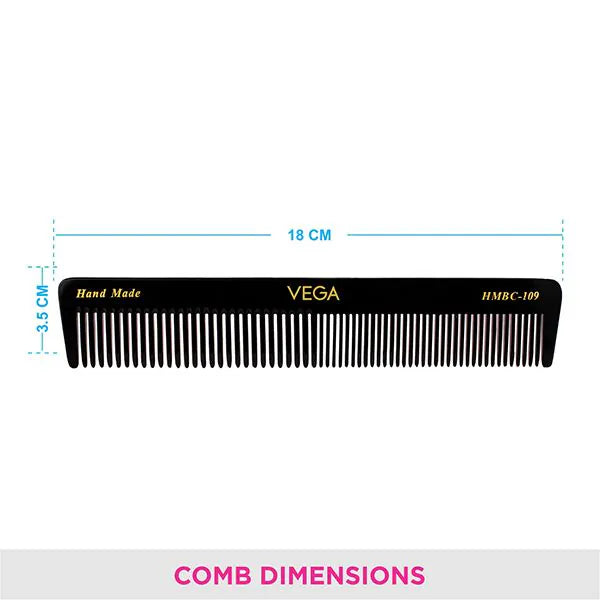 VEGA HANDMADE BLACK HAIR COMB HMBC 109