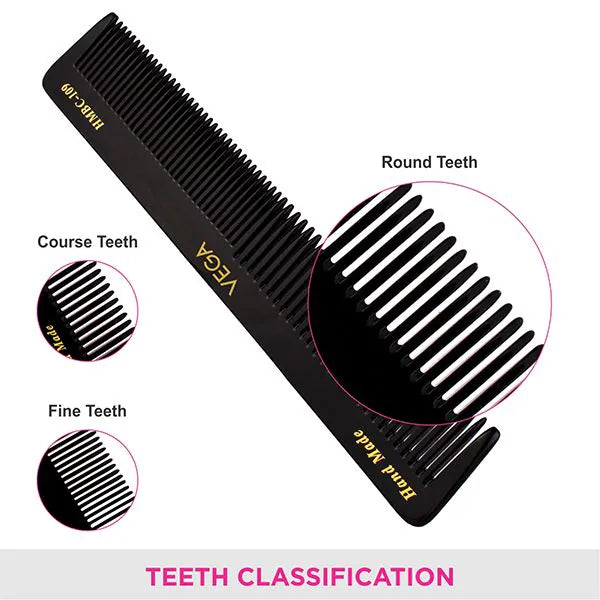 VEGA HANDMADE BLACK HAIR COMB HMBC 109