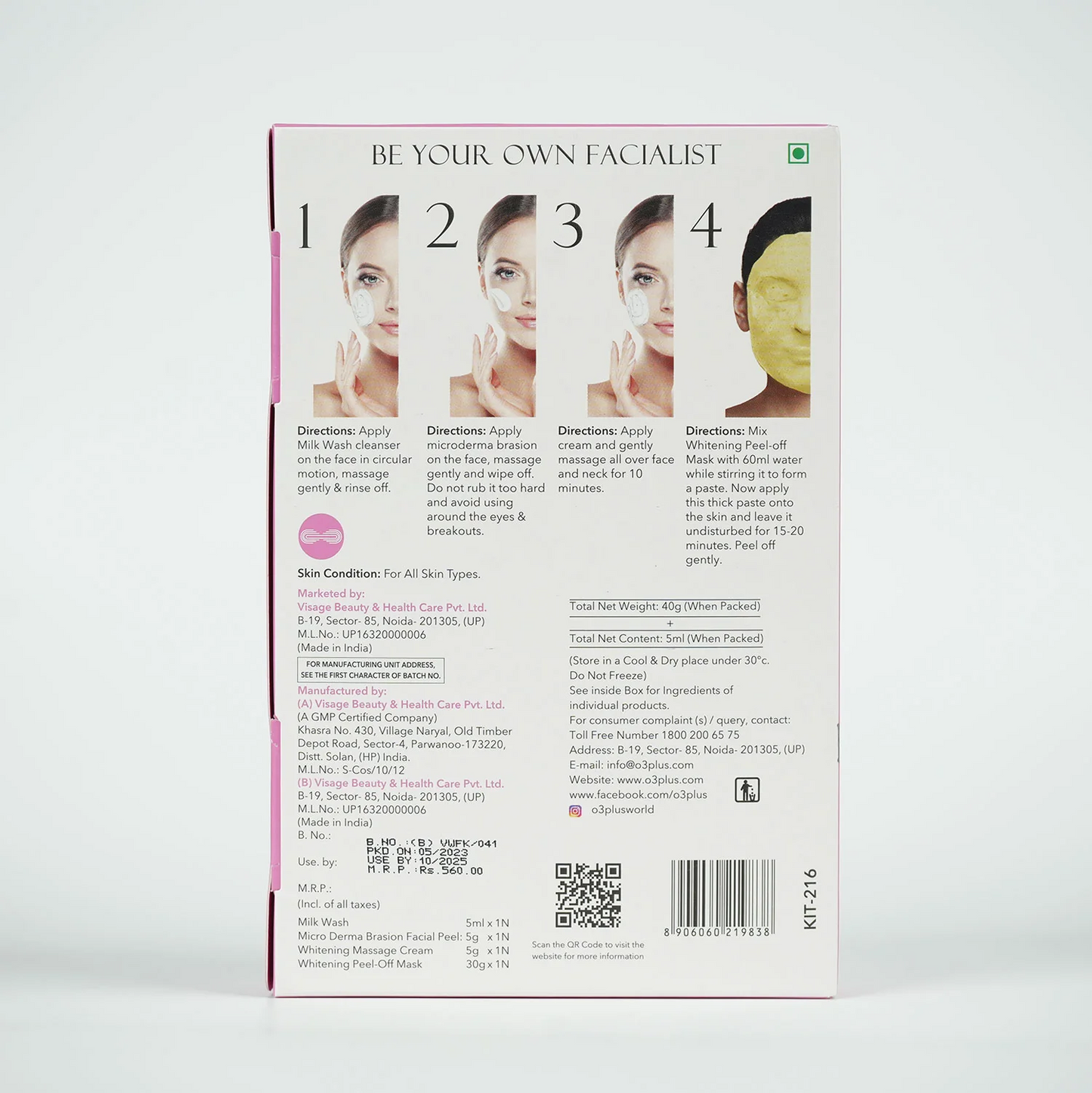 O3 FACIAL KIT WHITENING