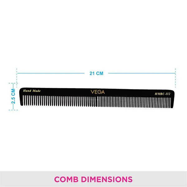 VEGA HANDMADE BLACK HAIR COMB HMBC 112