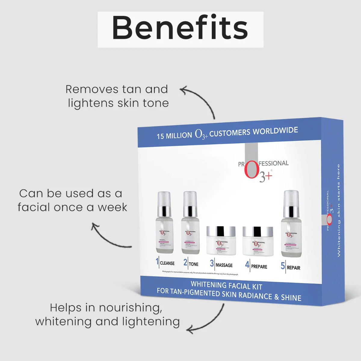 O3 FACIAL KIT WHITENING=