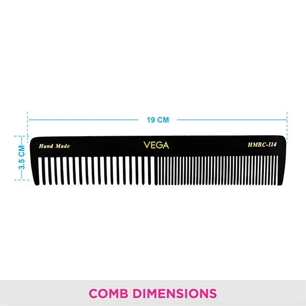 VEGA HANDMADE BLACK HAIR COMB HMBC 114