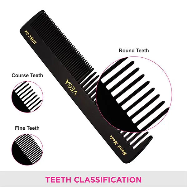 VEGA HANDMADE BLACK HAIR COMB HMBC 114
