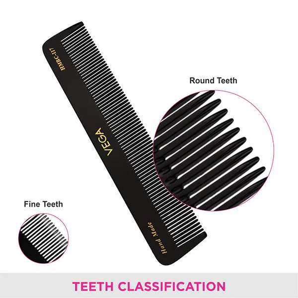 VEGA HANDMADE BLACK HAIR COMB HMBC 117