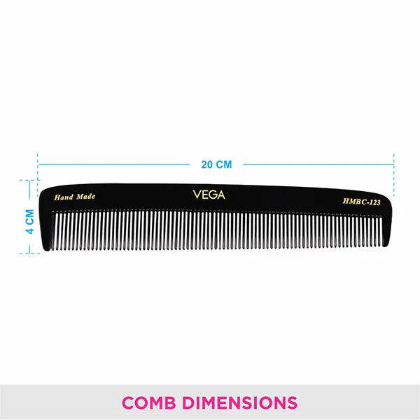 VEGA HANDMADE BLACK HAIR COMB HMBC 123