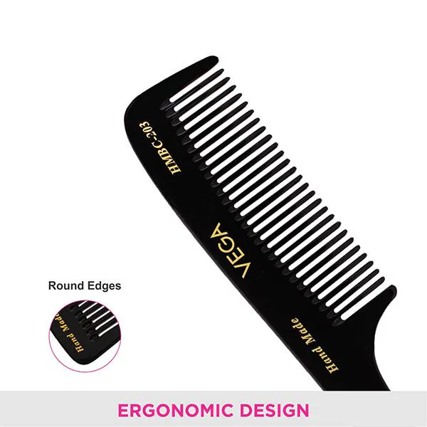 VEGA HANDMADE BLACK HAIR COMB HMBC 203