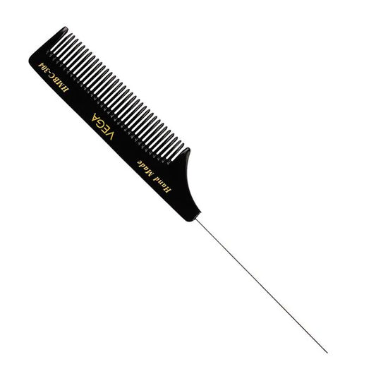 VEGA HANDMADE BLACK HAIR COMB HMBC 304 TAR TAIL COMB