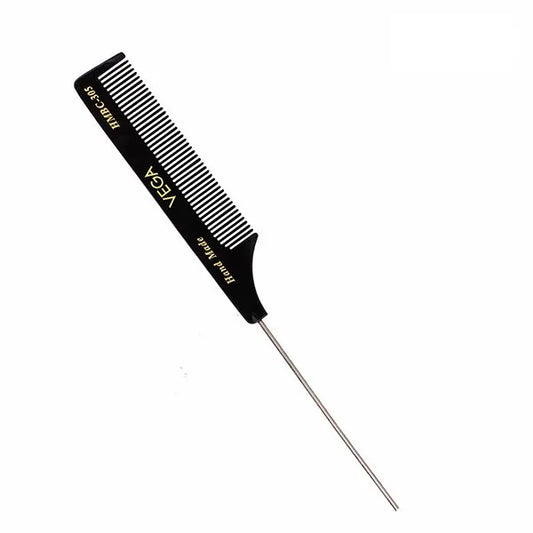 VEGA HANDMADE BLACK HAIR COMB HMBC 305 TAR TAIL COMB