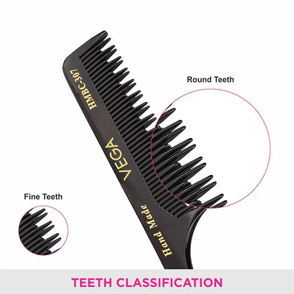 VEGA HANDMADE BLACK HAIR COMB HMBC 307