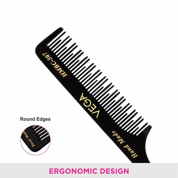 VEGA HANDMADE BLACK HAIR COMB HMBC 307