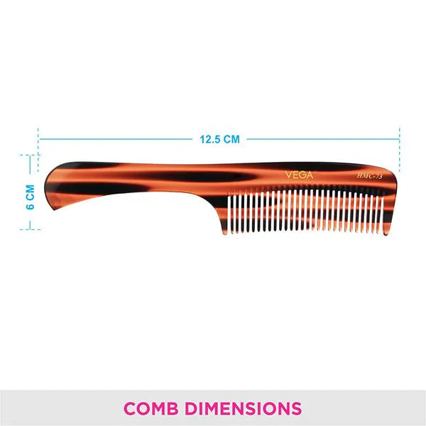 VEGA HANDMADE HAIR COMB HMC 73 PCS