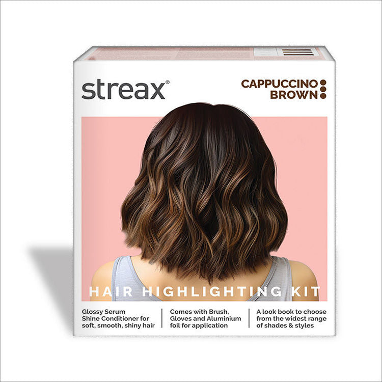 STREAX HAIR HIGHLIGHTING KIT CAPPUCCINO BROWN 80G