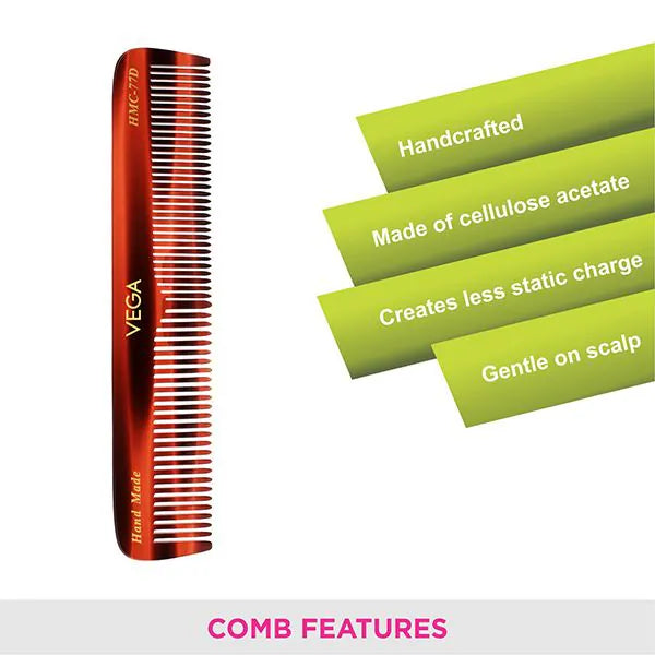 VEGA HANDMADE HAIR COMB HMC 77D