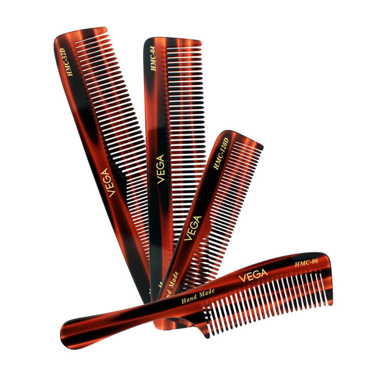 VEGA HANDMADE HAIR COMB SET OF 4 HMCS 04 PCS