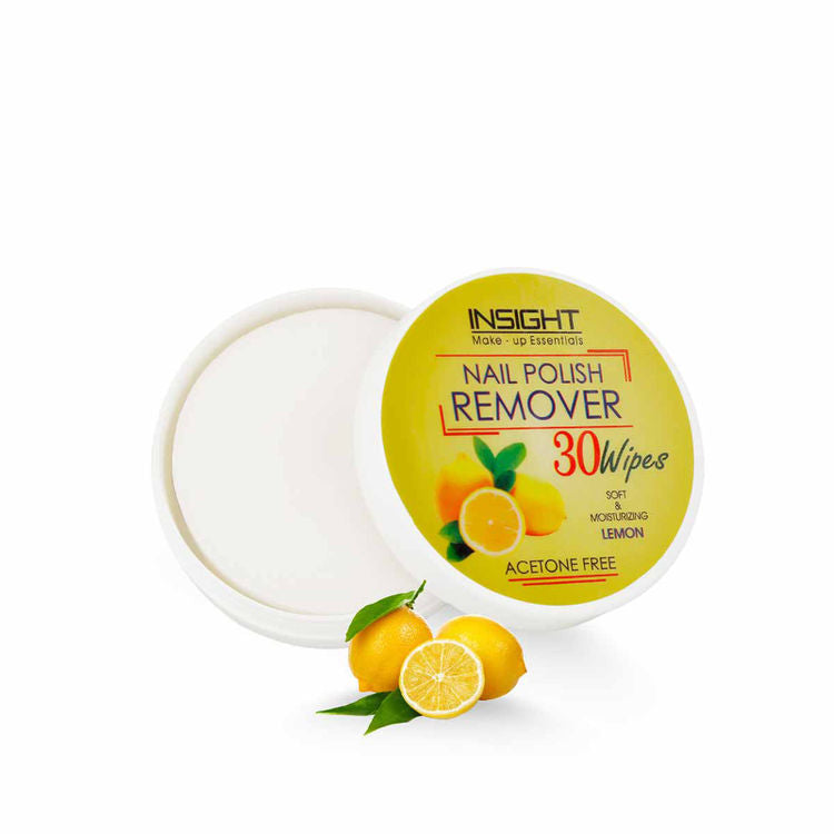 INSIGHT NAIL PAINT REMOVER LEMON 30 WIPES