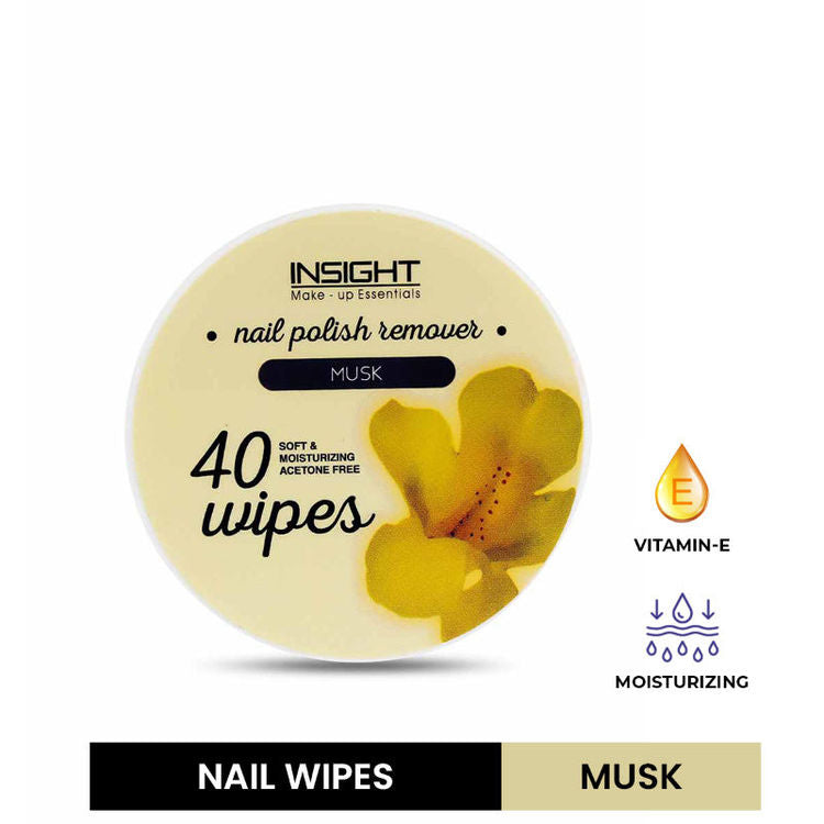 INSIGHT NAIL PAINT REMOVER MUSK 45 WIPES