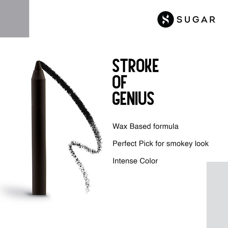 SUGAR STROKE OF GENIUS HEAVY DUTY KOHL 01 BACK TO BLACK
