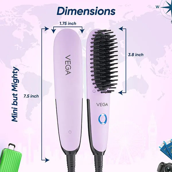 VEGA HAIR STRAIGHTENING BRUSH VHSB 05