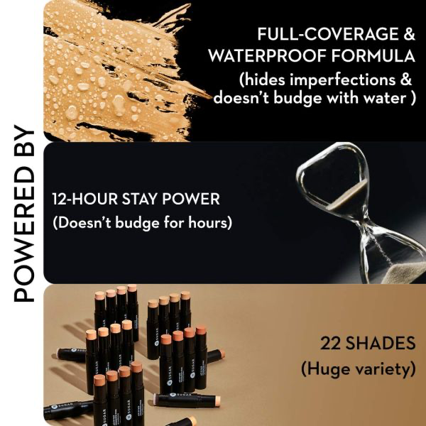 SUGAR FOUNDATION STICK ACE OF FACE 45 CON PANNA 12 G
