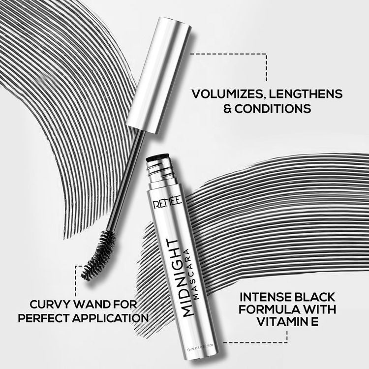 RENEE MIDNIGHT MASCARA 8ML