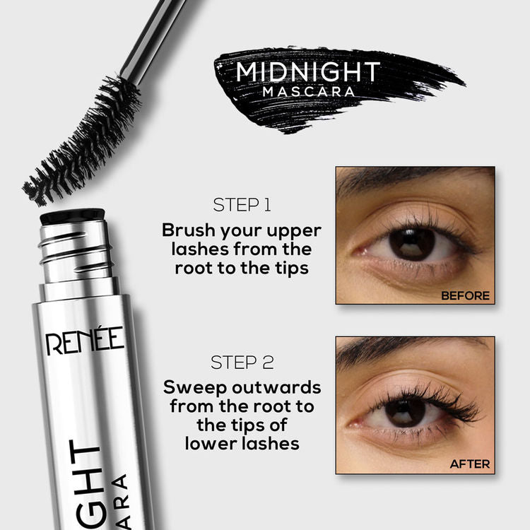 RENEE MIDNIGHT MASCARA 8ML