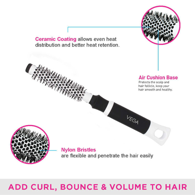 VEGA HOT CURL HAIR BRUSH SMALL H1 PRSN