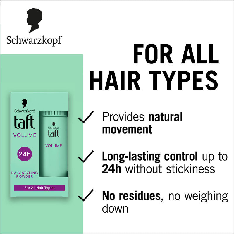 SCHWARZKOPF TAFT VOLUME HAIR STYLING POWDER 10 G