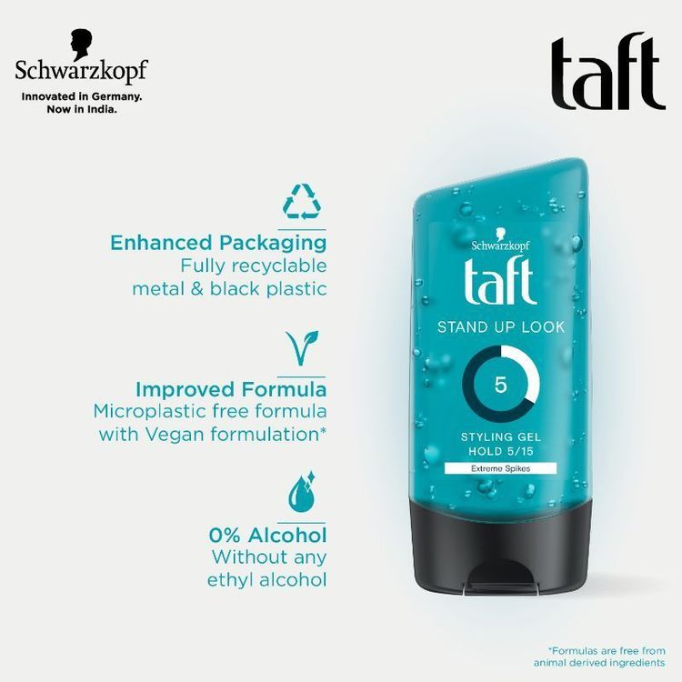SCHWARZKOPF TAFT HAIR STYLING GEL STAND UP LOOK 150 ML