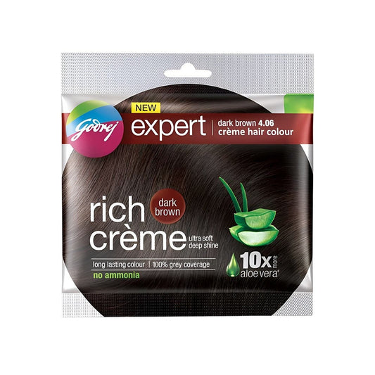 GODREJ RICH CREME 4.06 DARK BROWN 20G+20 ML