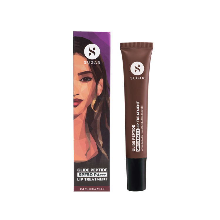 शुगर लिप ट्रीटमेंट ग्लाइड पेप्टाइड SPF50 PA+++ 04 मोचा मेल्ट 10ML