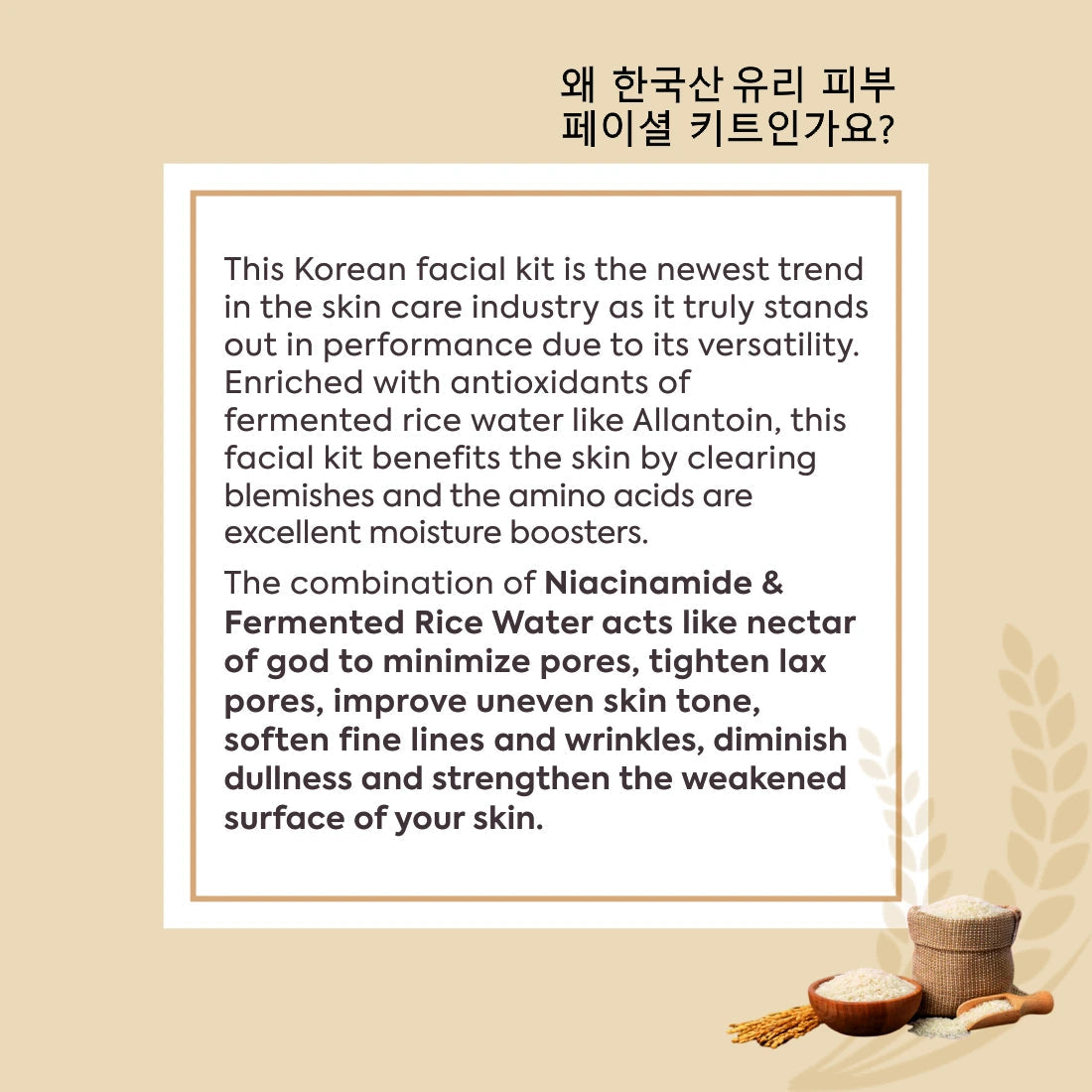 FYC PROFESSIONAL FACIAL KIT KOREAN GLASS SKIN RICE WATER