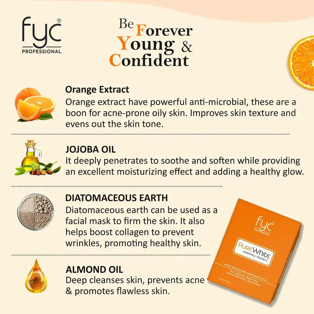 FYC PROFESSIONAL FACIAL KIT PURE WHITE VITAMIN C