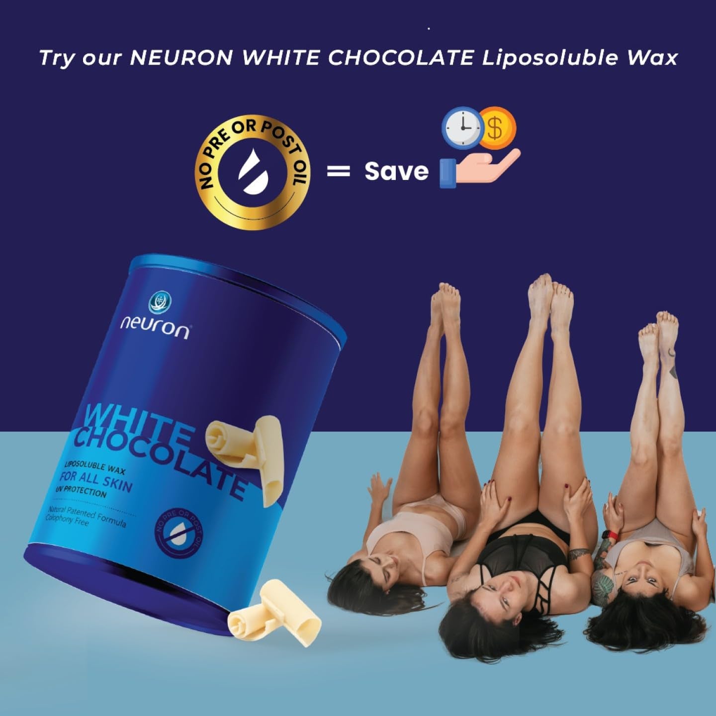 NEURON LIPOSOLUBLE WAX WHITE CHOCOLATE 800ML