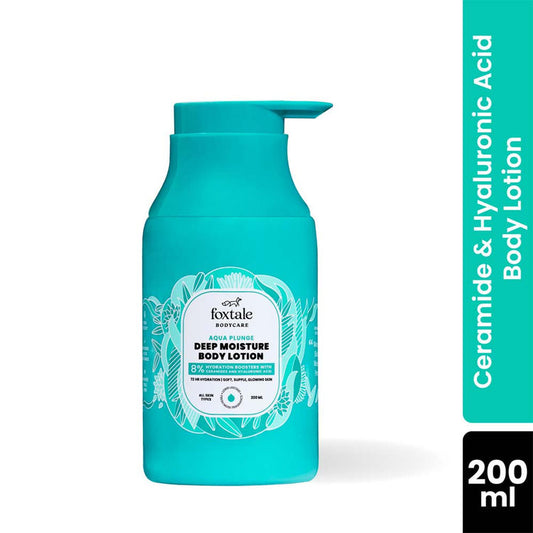 FOXTALE BODYCARE AQUA PLUNGE DEEP MOISTURE BODY LOTION 200ML3