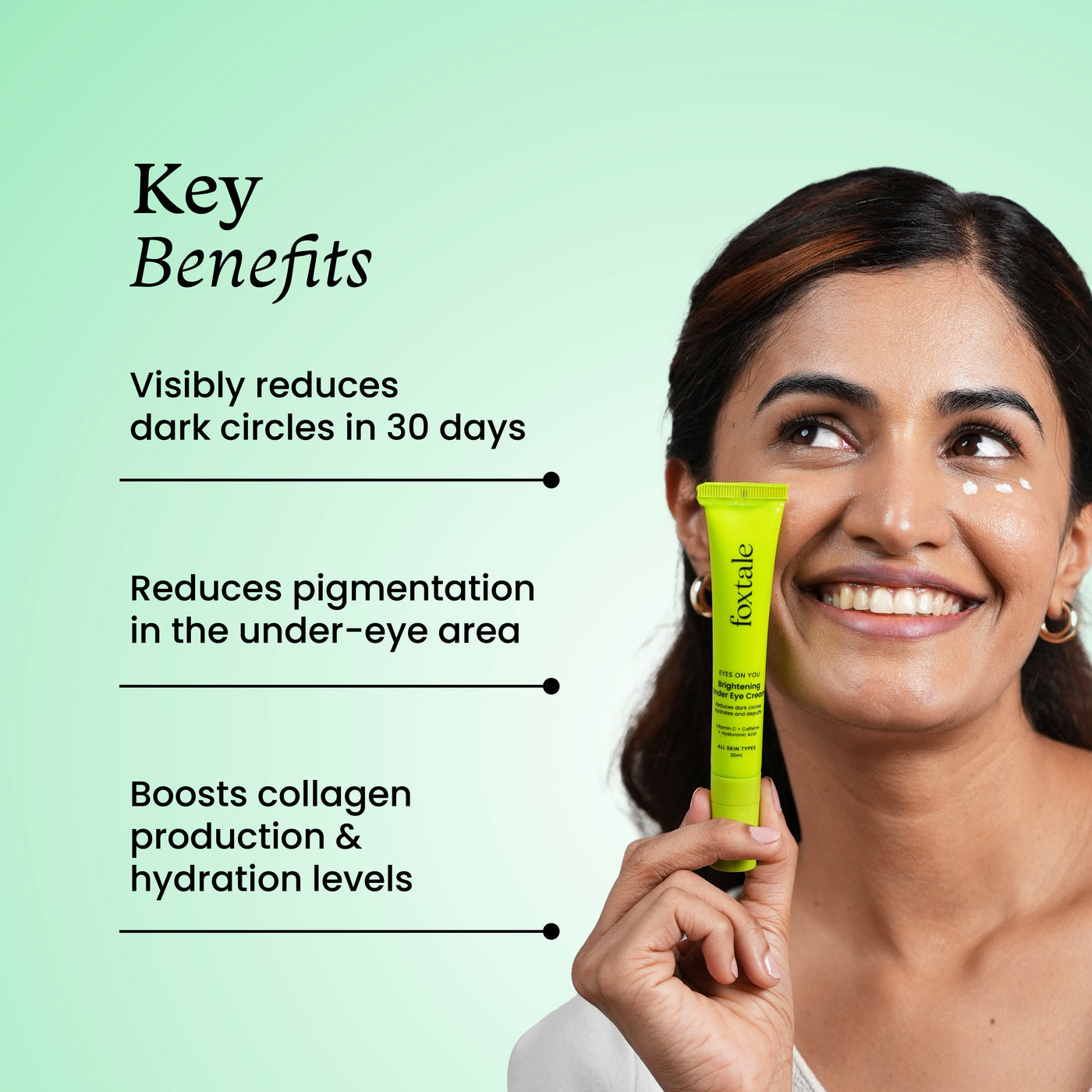 FOXTALE EYES ON YOU BRIGHTENING UNDER EYE CREAM 20ML