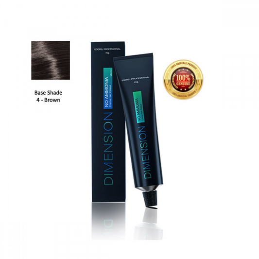 GODREJ PROFESSIONAL DIMENSION NO AMMONIA CREME HAIR COLOUR SHADE 04 BROWN