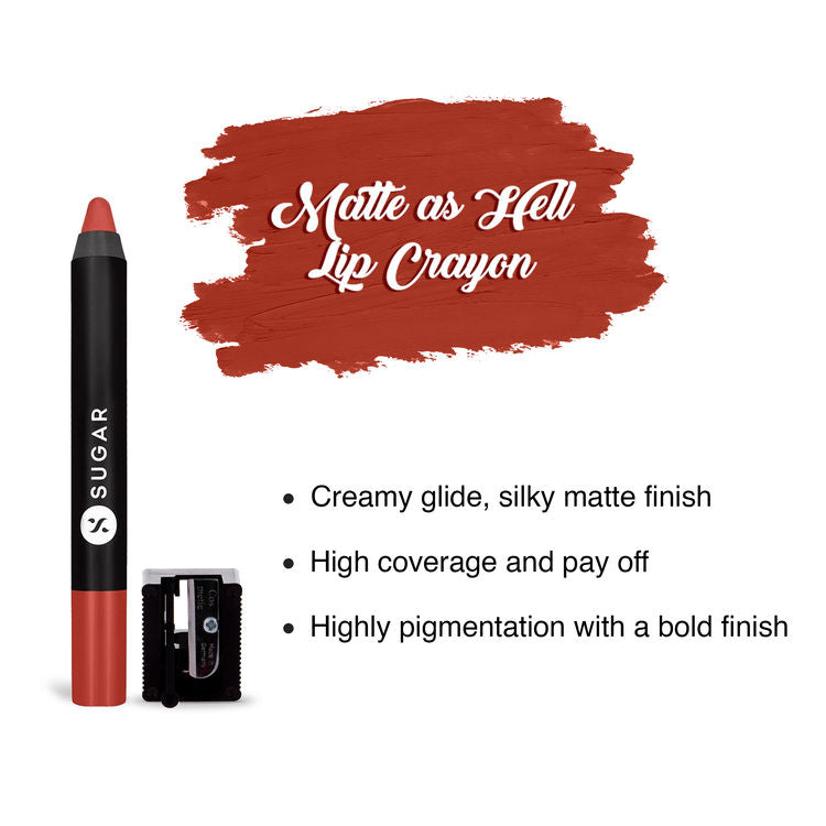SUGAR MATTE AS HELL CREAYON LIPSTICK 11 ELLE WOODS